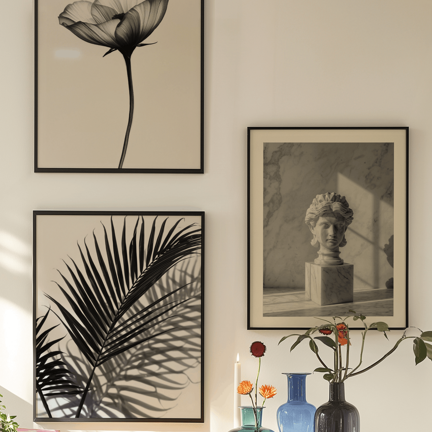 Moderne Wandposter, Minimalitsche Dekoration, Minimalitisches Poster, Grey Aesthetic Print, Marmor Poster