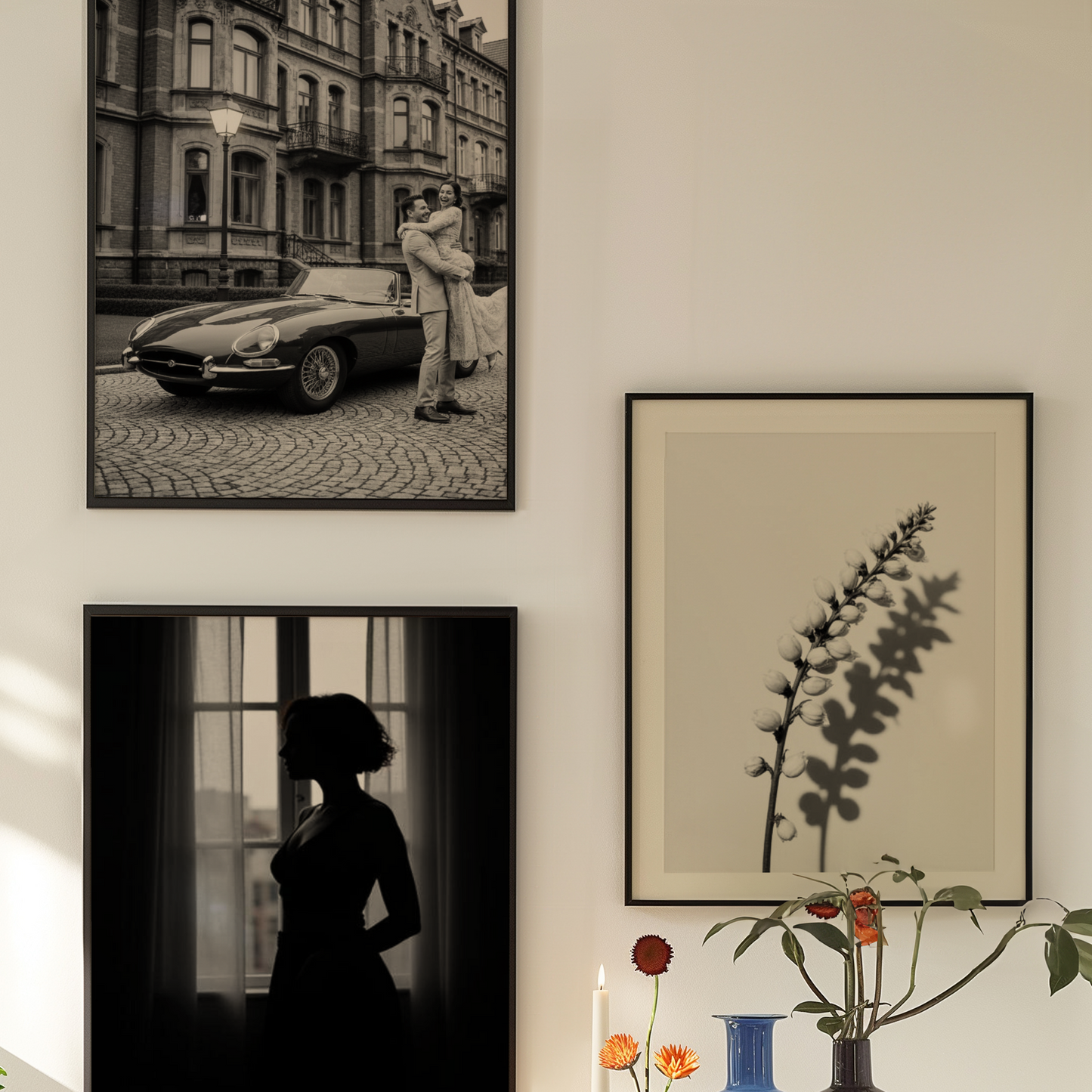 Boatnisches Poster, Minimalistisches Design, Schlichte Dekoration, Schneebere Poster, Florales Design, Poster für Zuhause, Poster für Küche Esszimmer Schlafzimmer Wohnzimmer