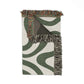 Abstract Swirl Tagesdecke im Boho Stil