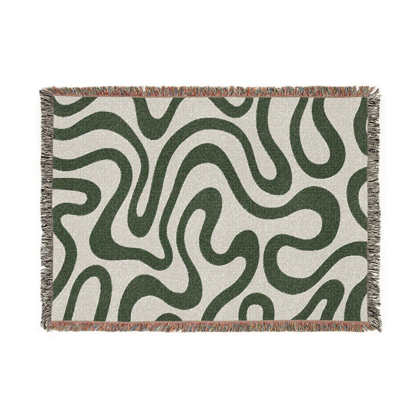 Abstract Swirl Tagesdecke im Boho Stil