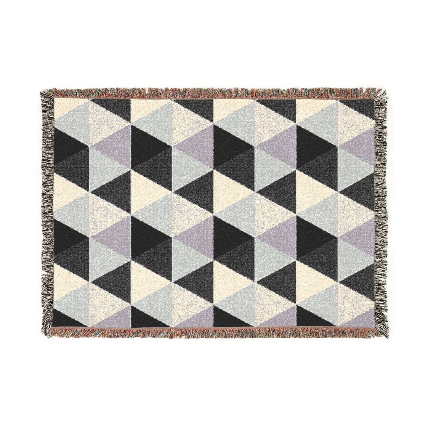 Tagesdecke mit geometrischem Muster