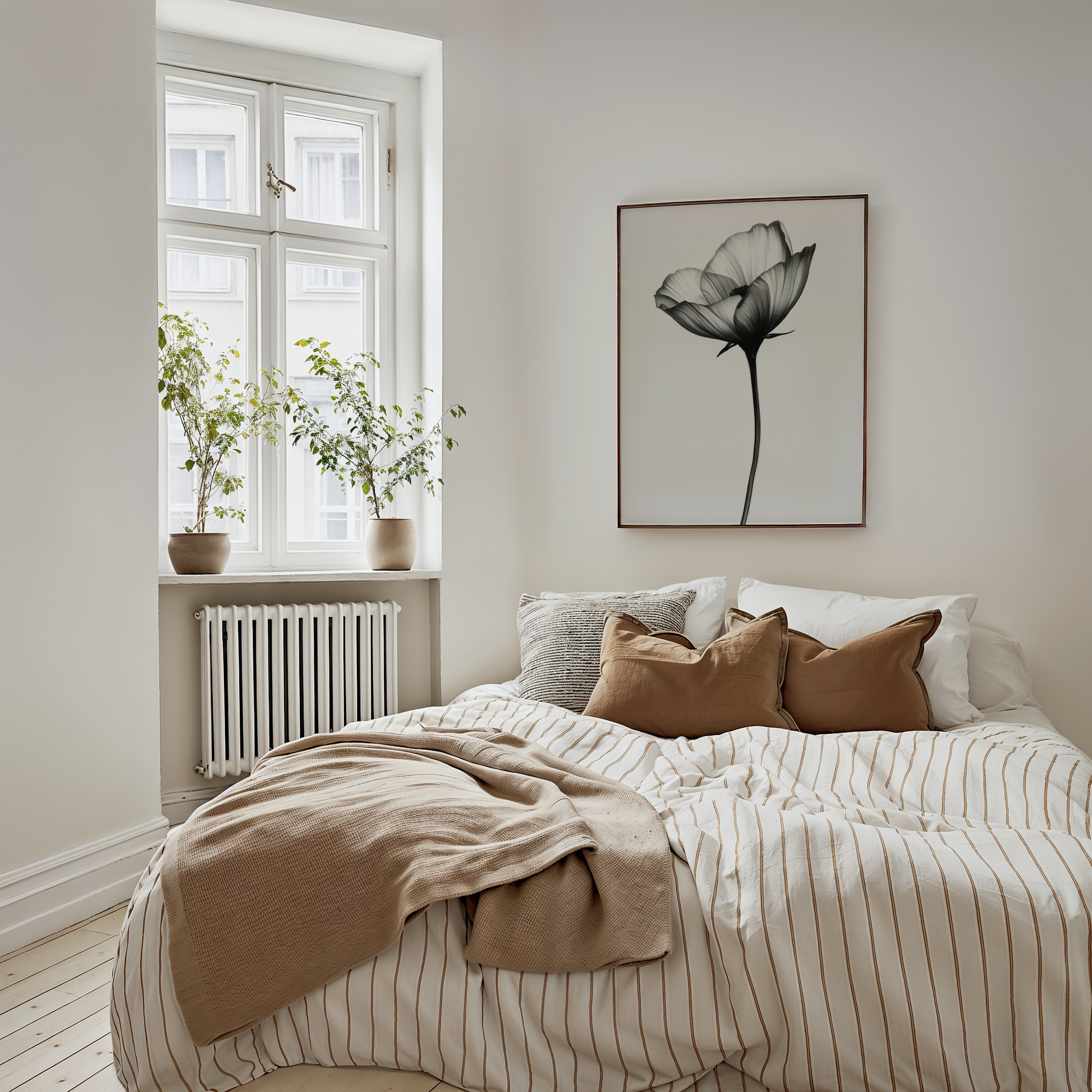 Boatnisches Poster, Minimalistisches Design, Schlichte Dekoration, Mohnblume Poster, Florales Design, Poster für Zuhause, Poster für Küche Esszimmer Schlafzimmer Wohnzimmer