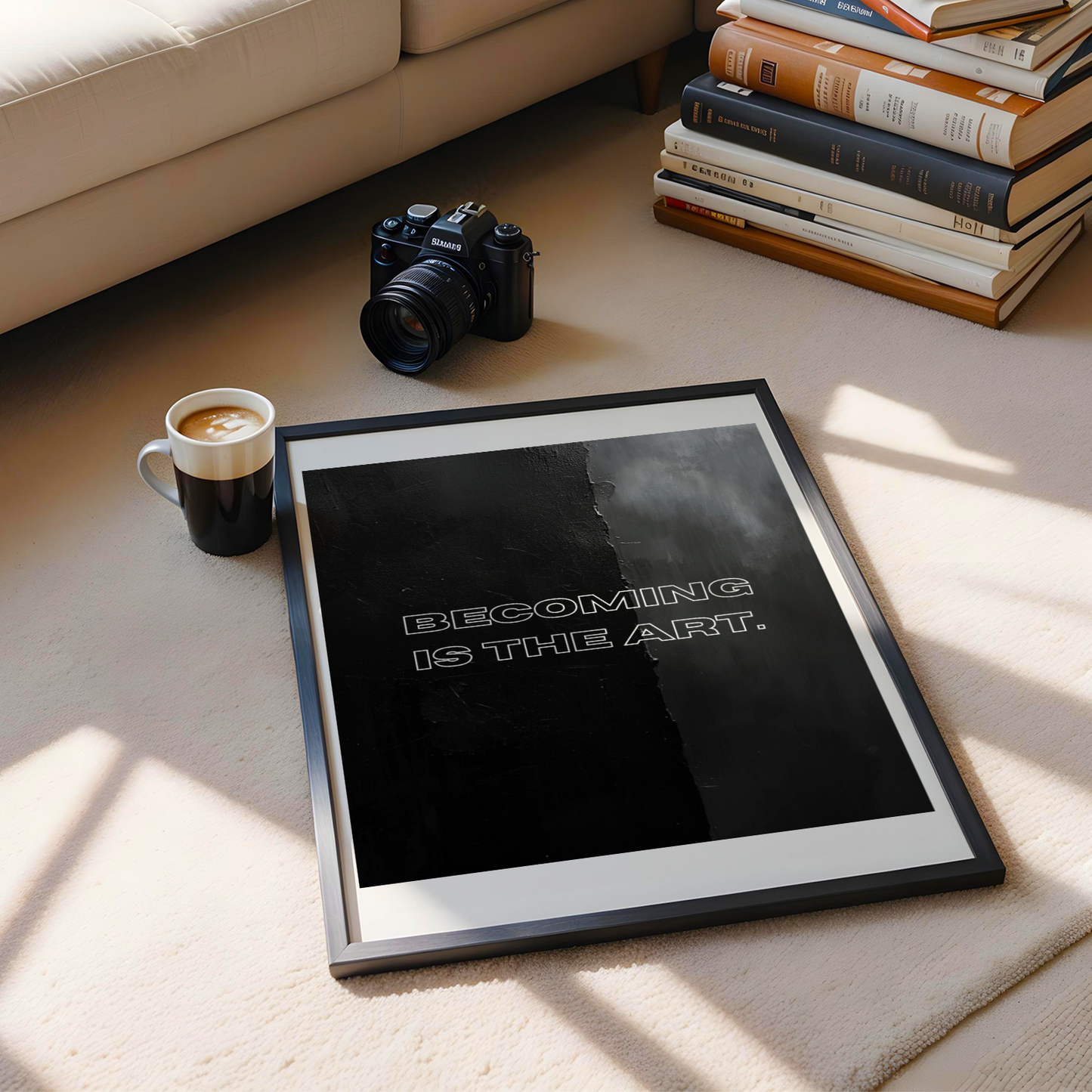 Schwarz weißes Sprüche Poster, morderne Dekoration, modernes Poster, ästhetisches Poster, Poster für Männerwohnung, Poster für Frauenwohnung, Poster für Teenager Zimmer