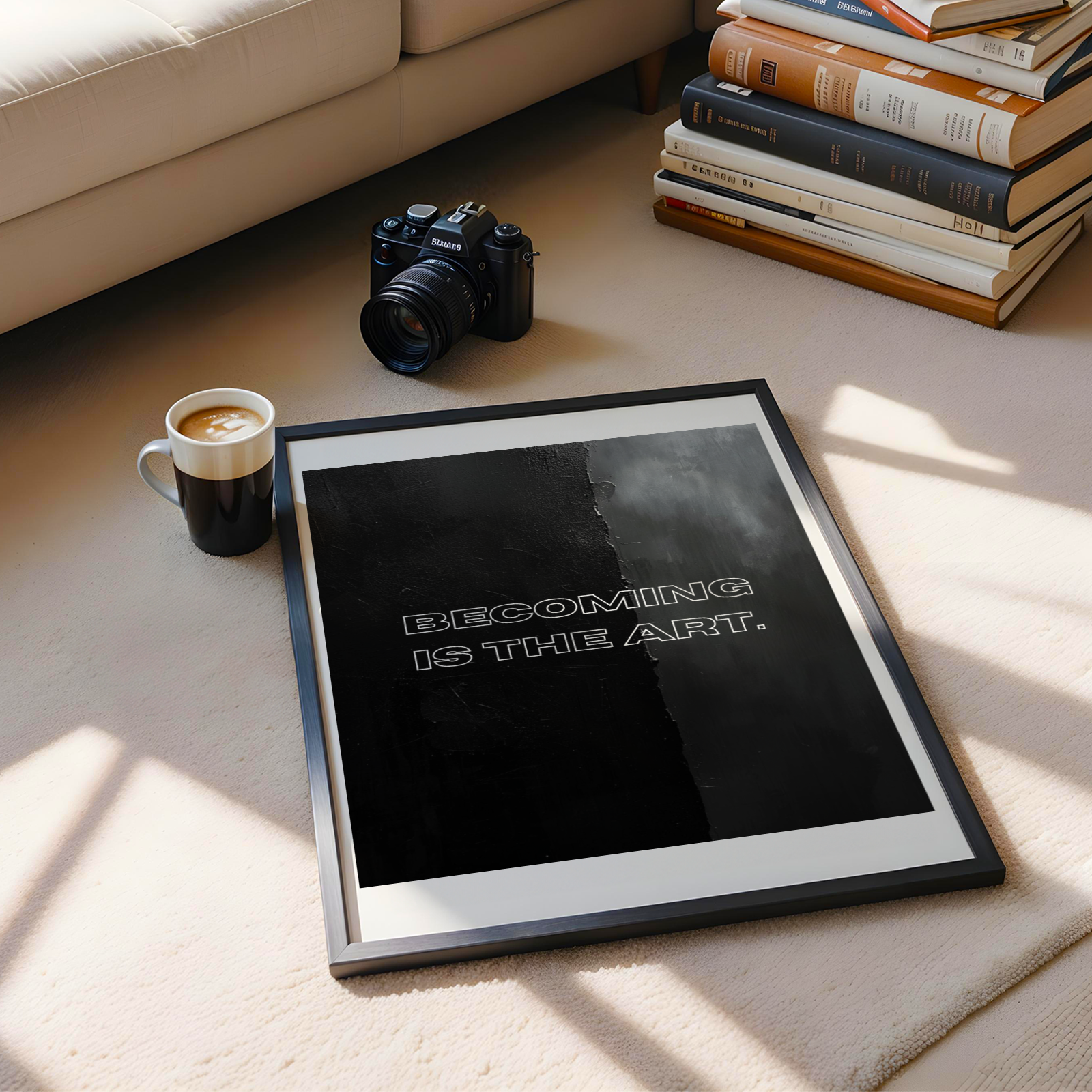 Schwarz weißes Sprüche Poster, morderne Dekoration, modernes Poster, ästhetisches Poster, Poster für Männerwohnung, Poster für Frauenwohnung, Poster für Teenager Zimmer