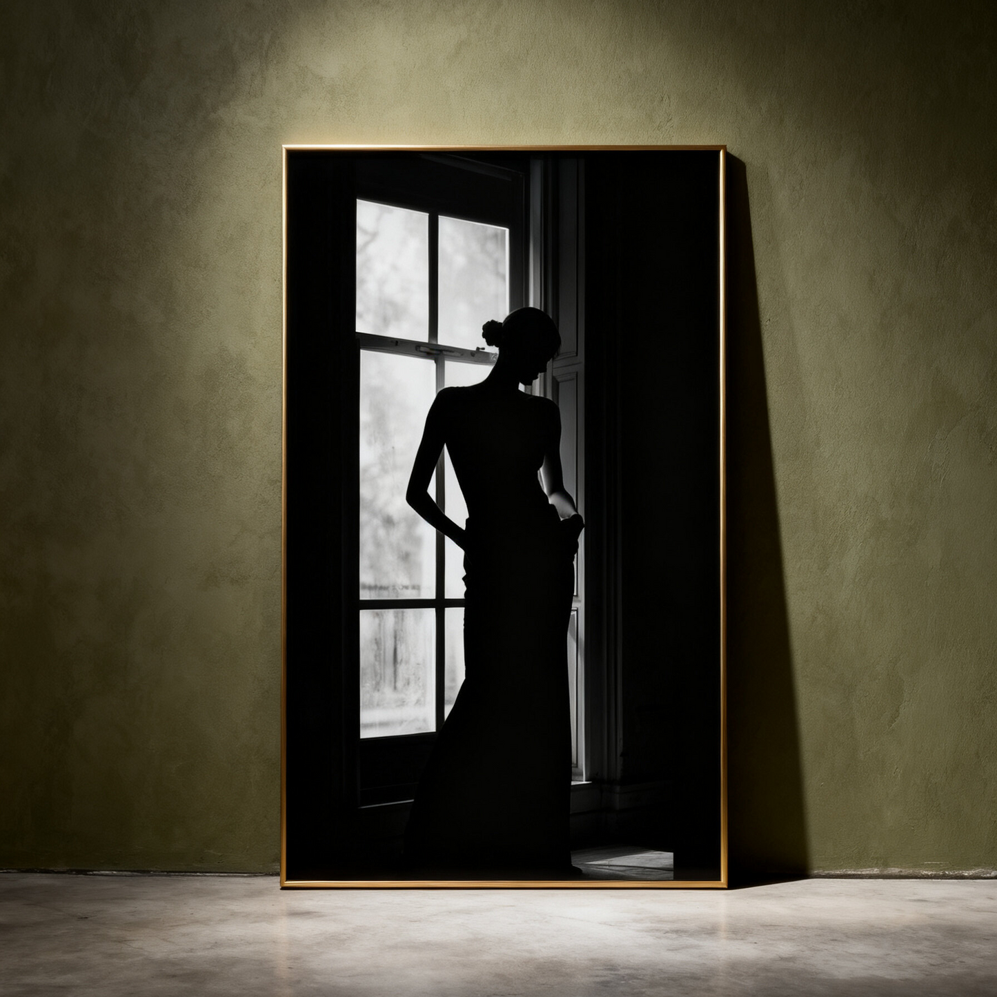 Elegantes Poster, modisches Poster, Model, schwarz weißes Poster, Frau im Kleid, modernes Poster für Zuhause oder das Büro, Schlafzimmer Dekoration, Wohnzimmer Dekoration