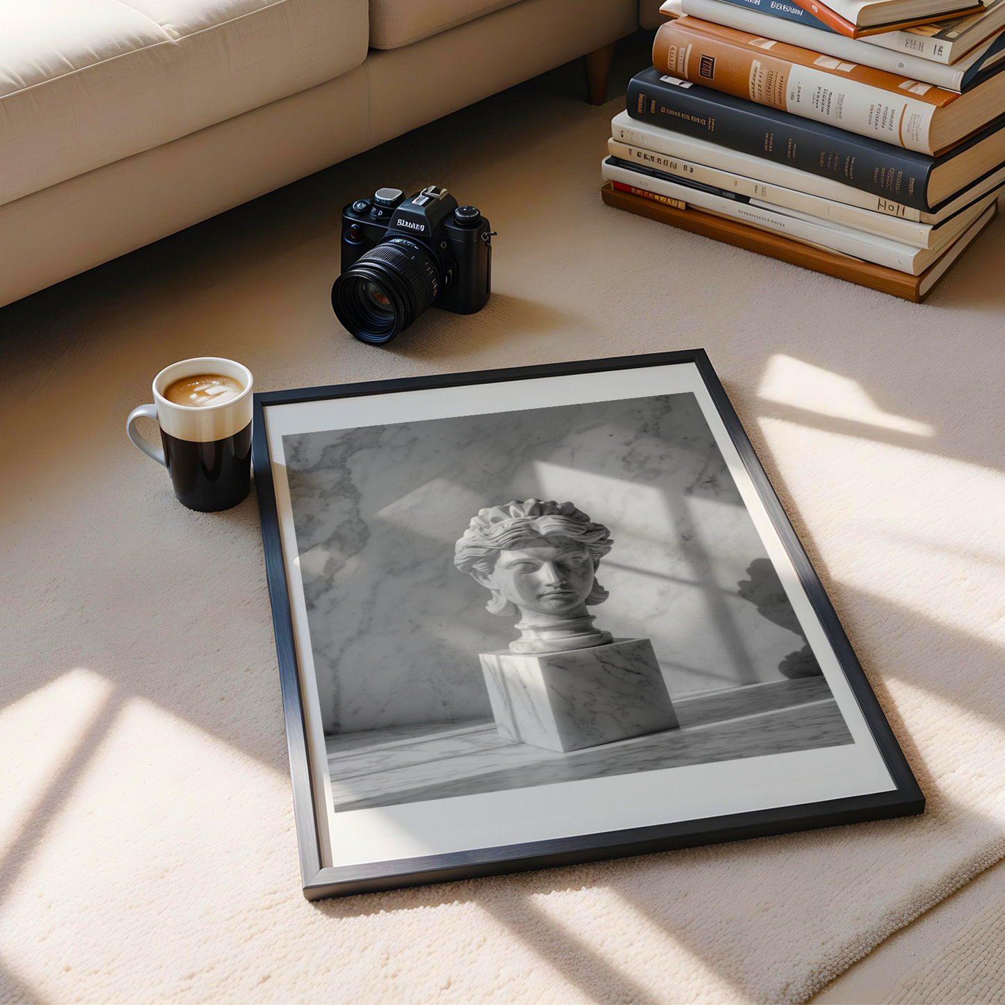Moderne Wandposter, Minimalitsche Dekoration, Minimalitisches Poster, Grey Aesthetic Print, Marmor Poster