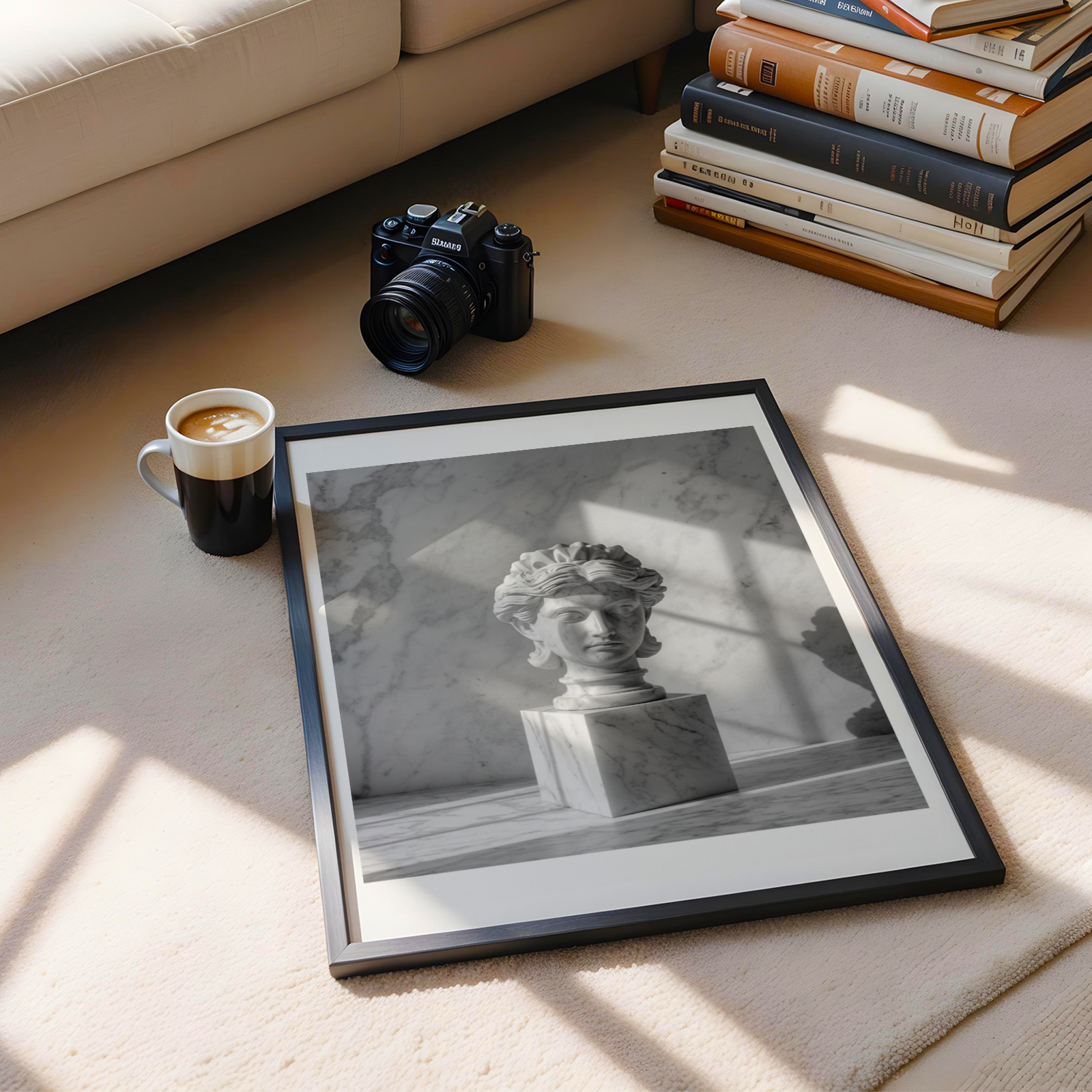 Moderne Wandposter, Minimalitsche Dekoration, Minimalitisches Poster, Grey Aesthetic Print, Marmor Poster