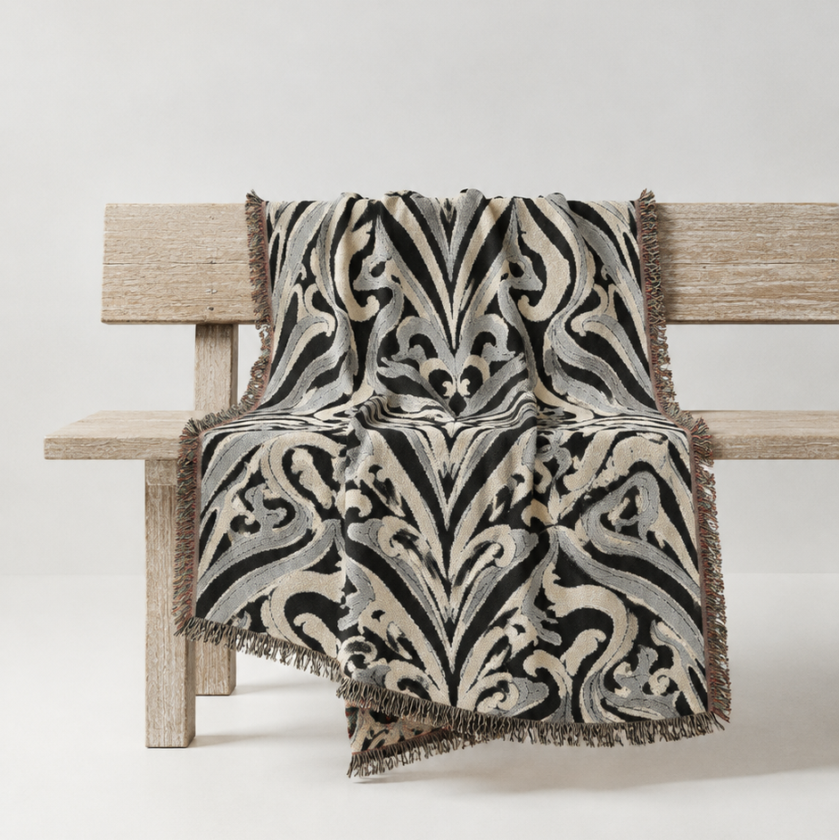 Elegante gemusterte Tagesdecke