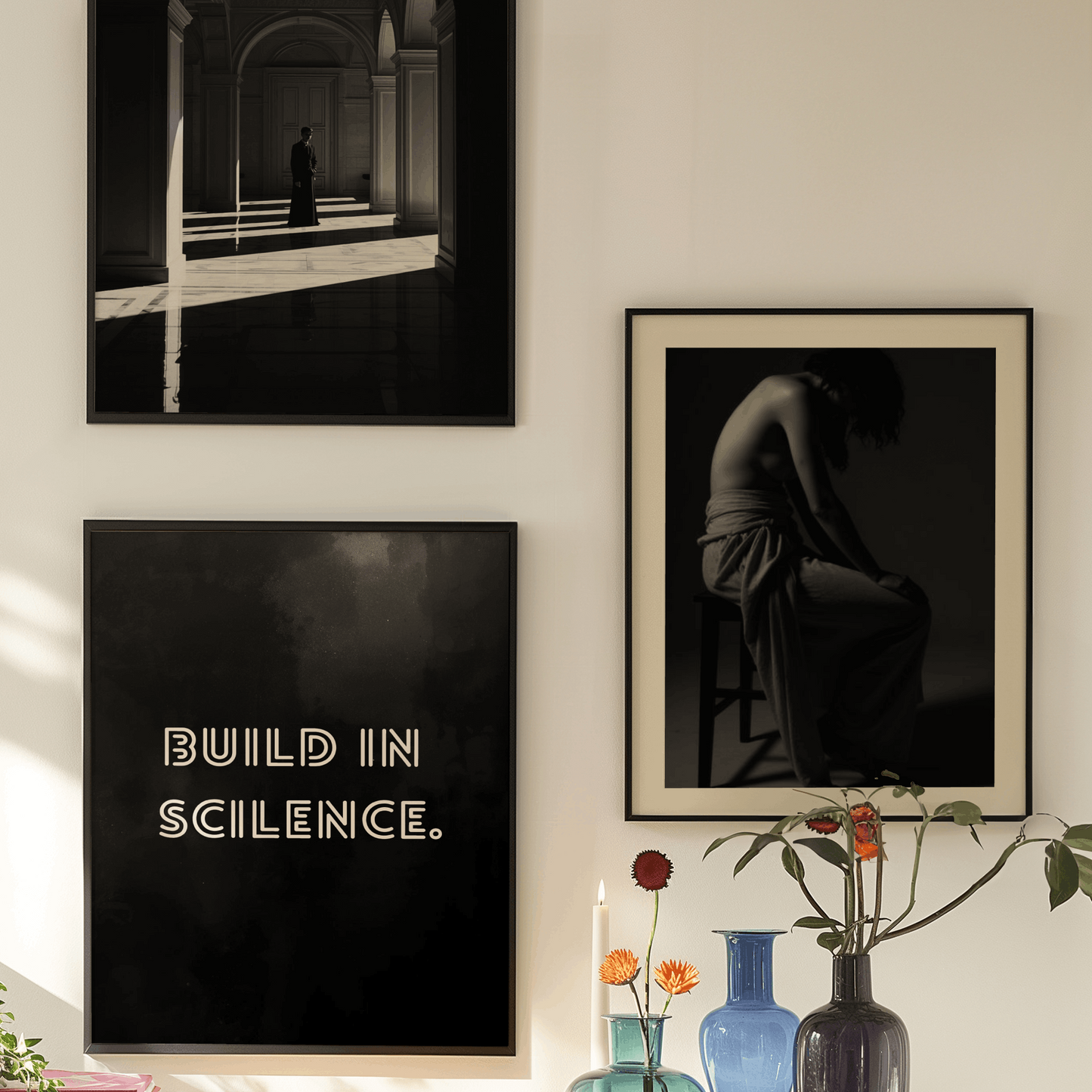 Schwarz weißes Sprüche Poster, morderne Dekoration, modernes Poster, ästhetisches Poster, Poster für Männerwohnung, Poster für Frauenwohnung, Poster für Teenager Zimmer