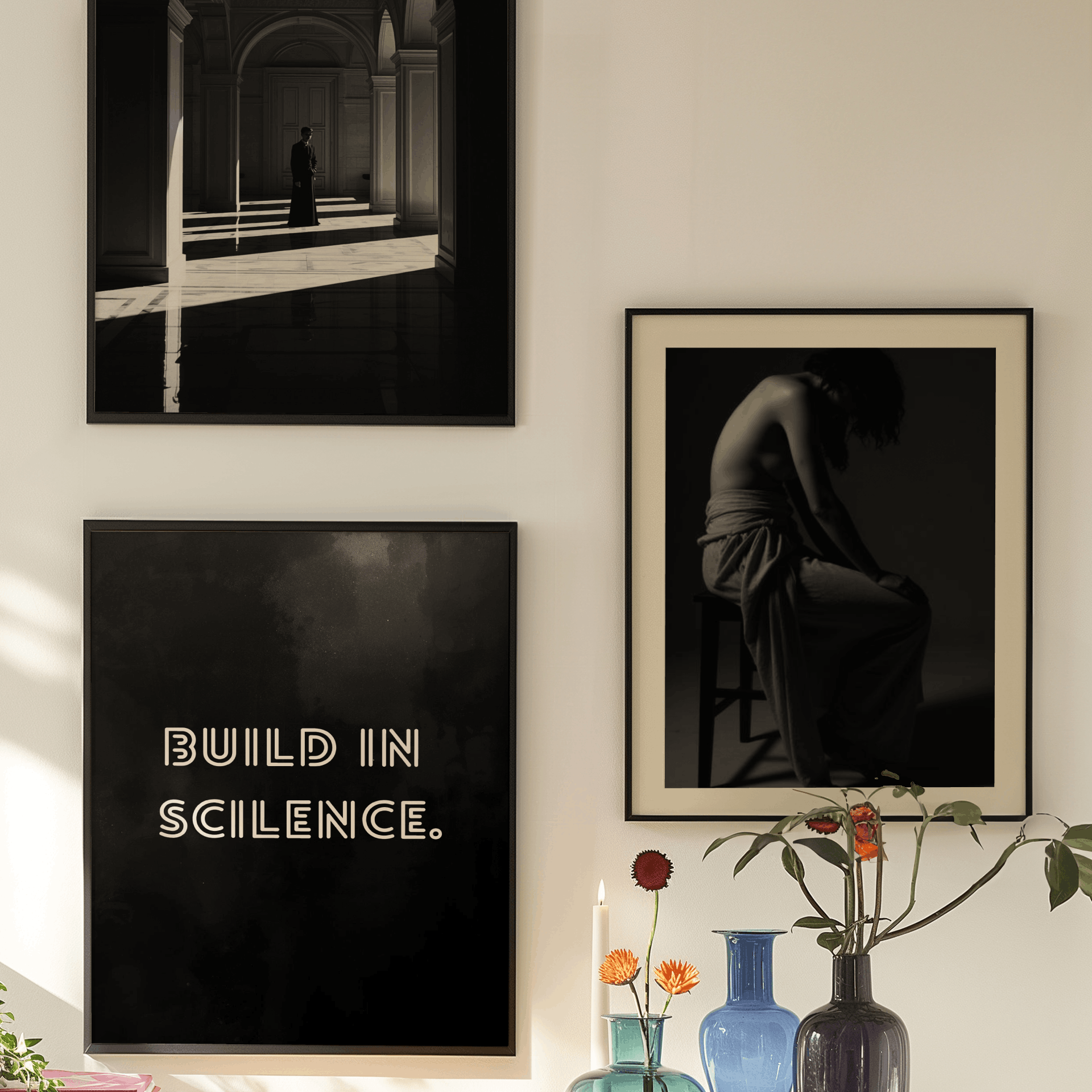 Schwarz weißes Sprüche Poster, morderne Dekoration, modernes Poster, ästhetisches Poster, Poster für Männerwohnung, Poster für Frauenwohnung, Poster für Teenager Zimmer