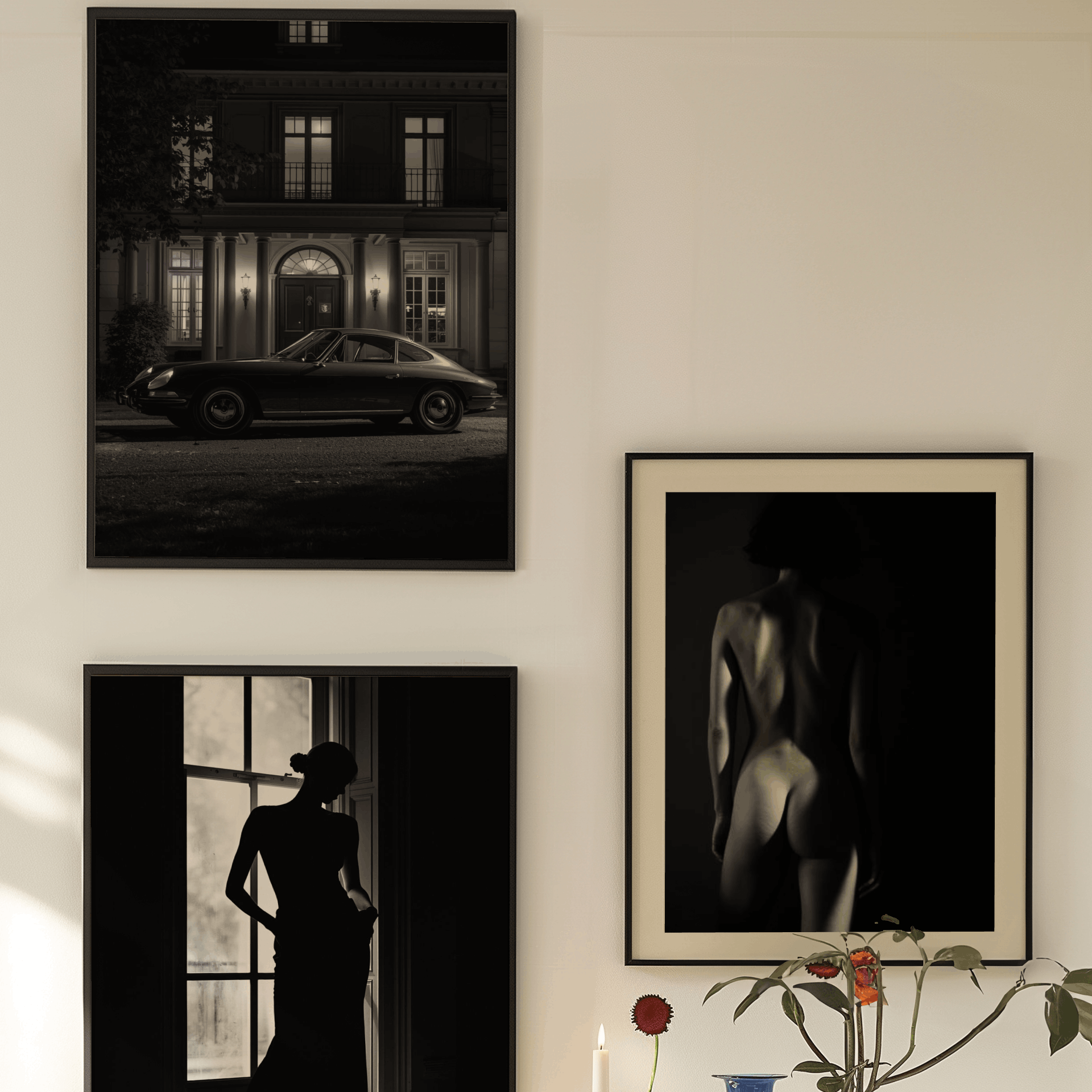 Klassisches Poster, moderne Wanddekoration, Ästhetisches Poster, Zeitloses Poster, Wall Art Print, Classic Car Print, Oldtimer Poster, Erotik Poster