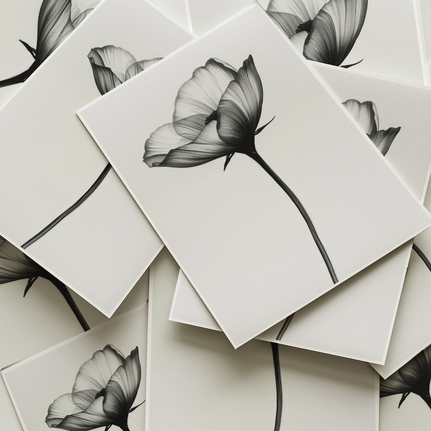 Boatnisches Poster, Minimalistisches Design, Schlichte Dekoration, Mohnblume Poster, Florales Design, Poster für Zuhause, Poster für Küche Esszimmer Schlafzimmer Wohnzimmer