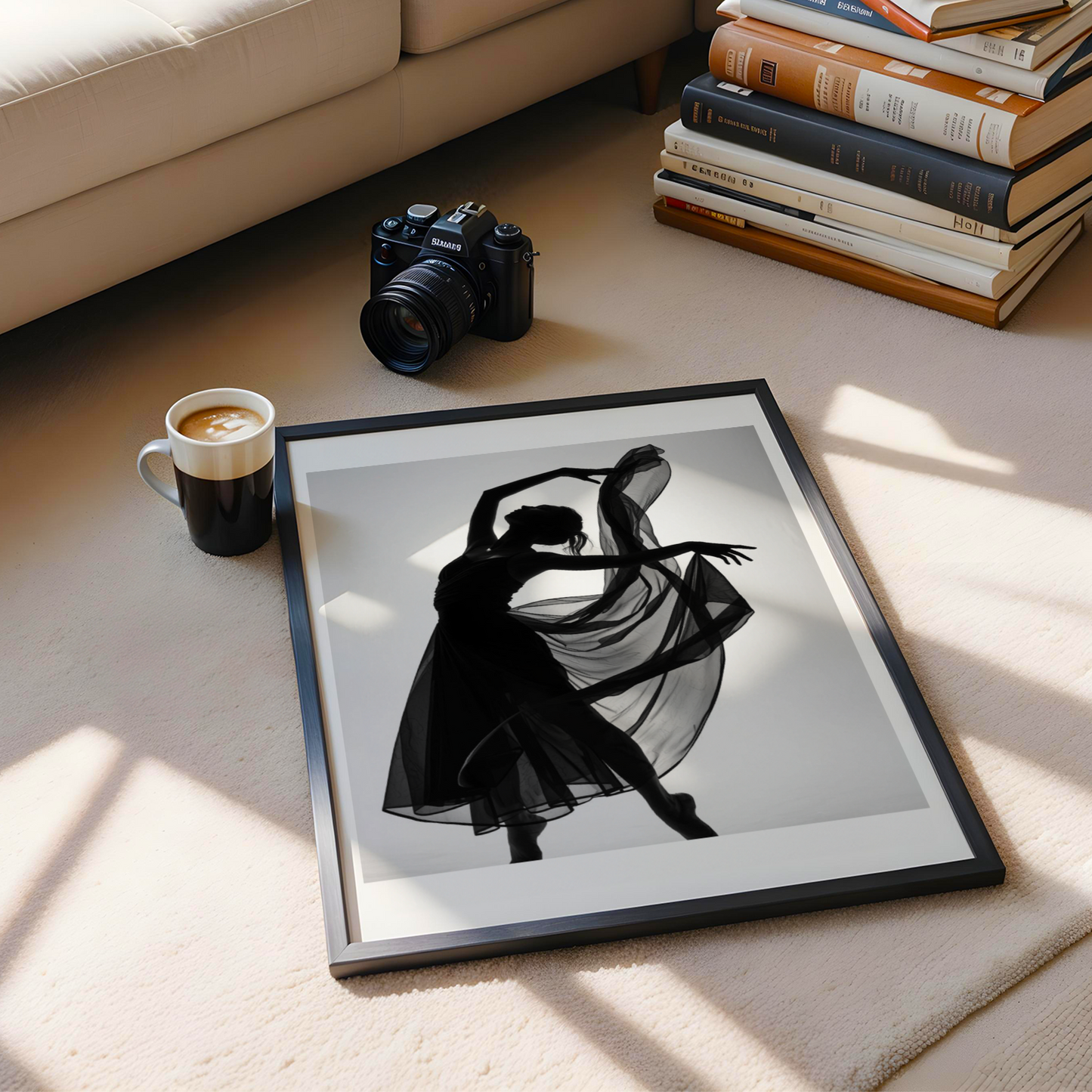 Elegantes Poster, modisches Poster, Model, schwarz weißes Poster, Frau im Kleid, modernes Poster für Zuhause oder das Büro, Schlafzimmer Dekoration, Wohnzimmer Dekoration