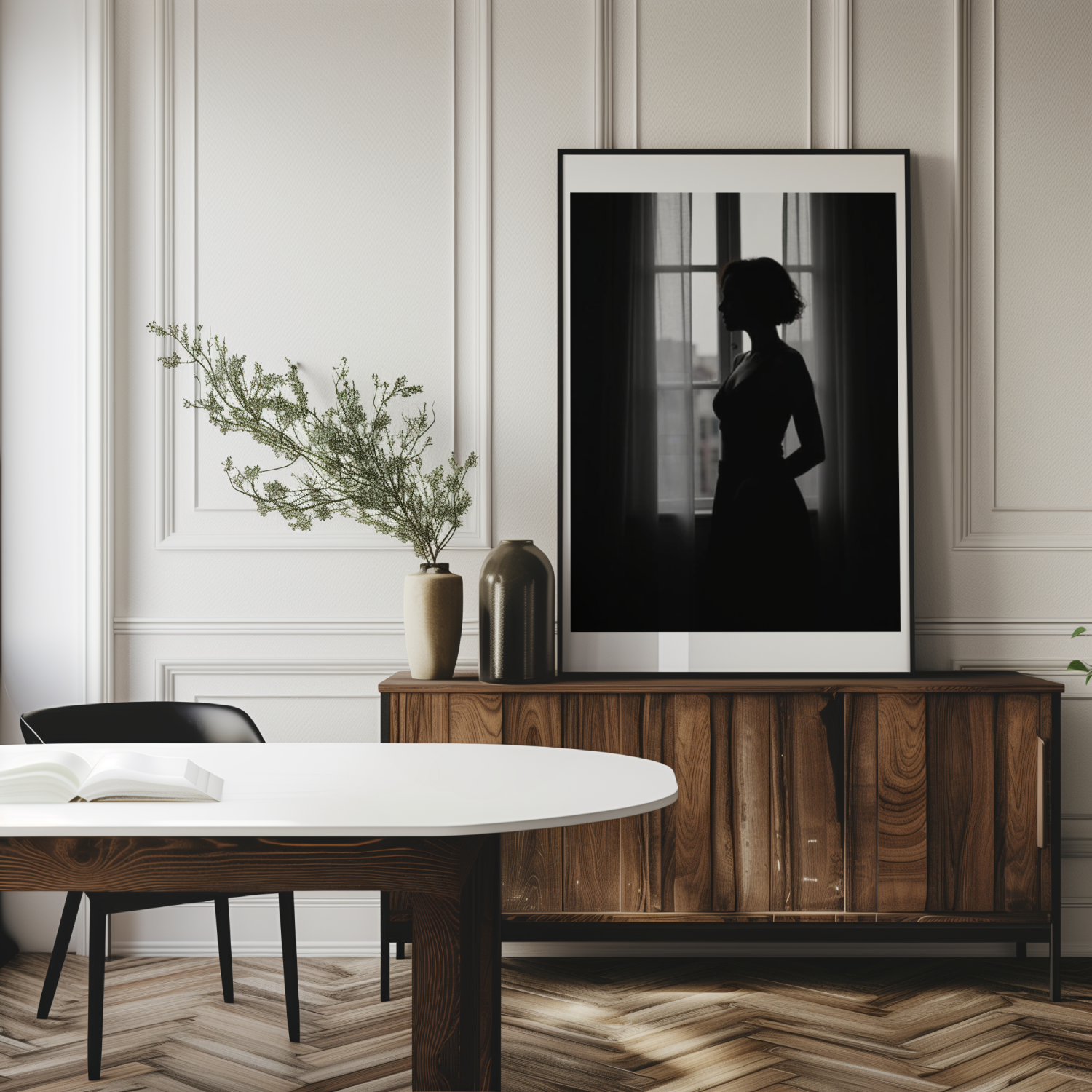 ästhetisches poster für zuhause oder büro, minimalistisches poster, elegante dekoration, poster für schlafzimmer, esszimmer poster