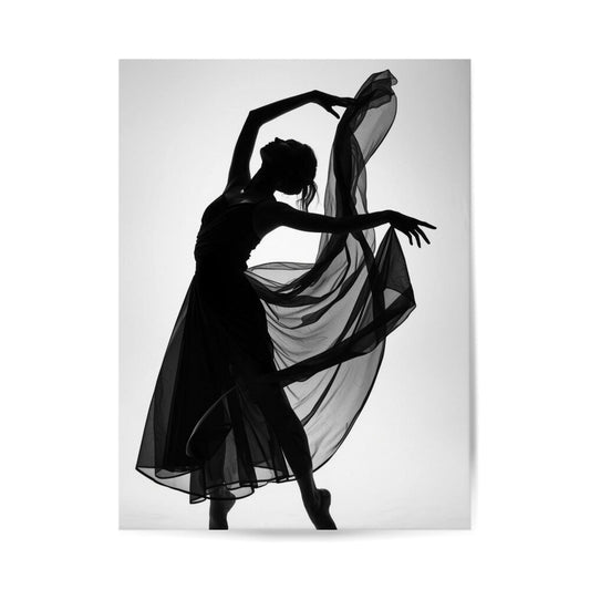 Elegantes Poster, modisches Poster, Model, schwarz weißes Poster, Frau im Kleid, modernes Poster für Zuhause oder das Büro, Schlafzimmer Dekoration, Wohnzimmer Dekoration